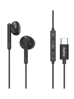 Classy Earbuds, USB-C, Schwarz in Schwarz