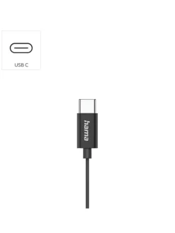 Classy Earbuds, USB-C, Schwarz in Schwarz