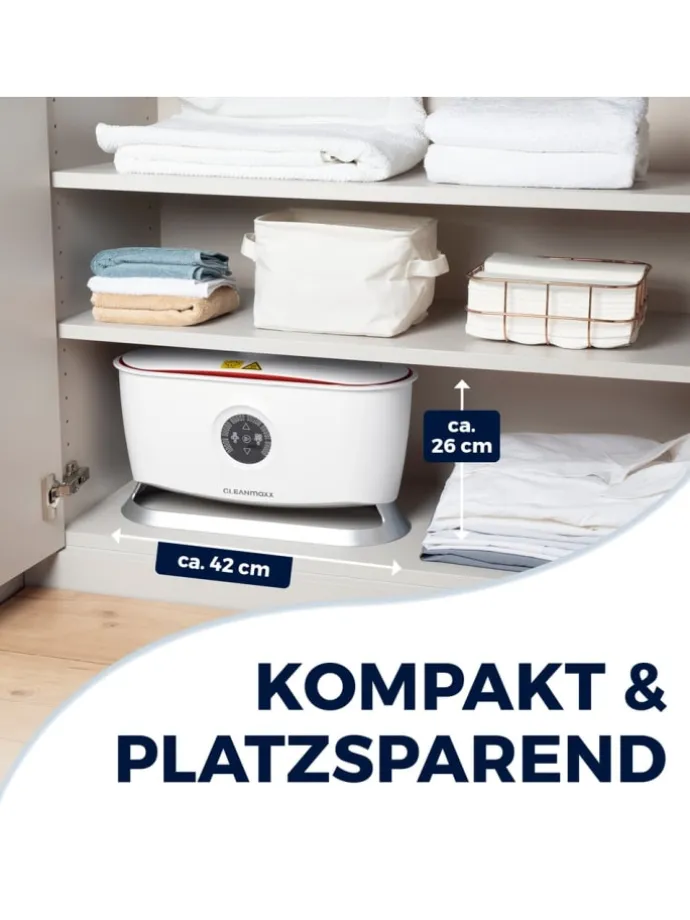 CLEANmaxx Bügler mit Dampffunktion - 2 Bügelprogramme - Weiß