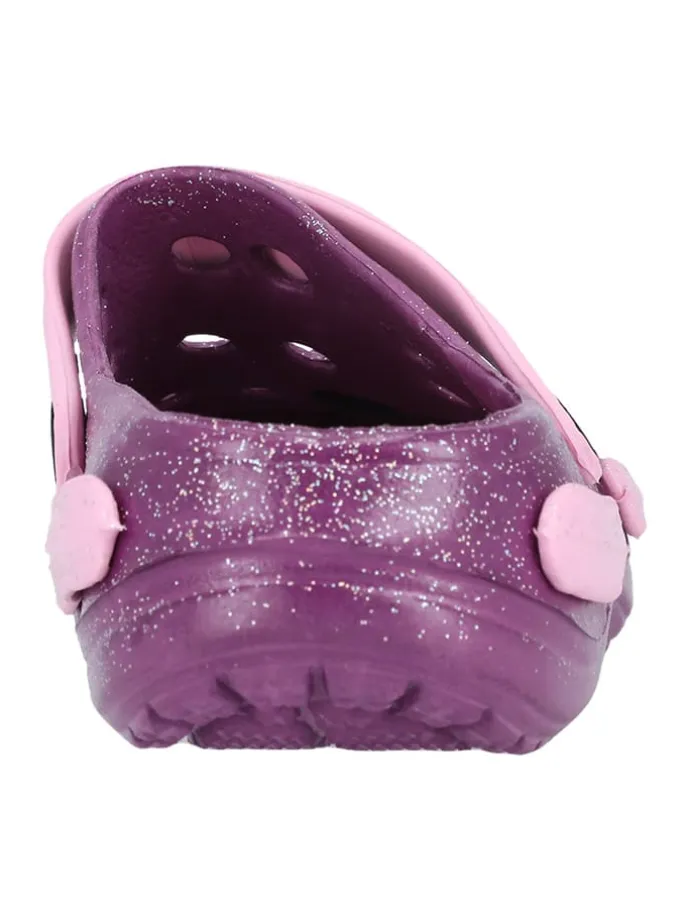 Clogs "Burab" in Lila/ Rosa