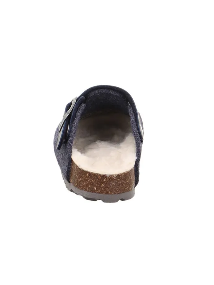 Clogs "Fussbettpantoffel" in Dunkelblau