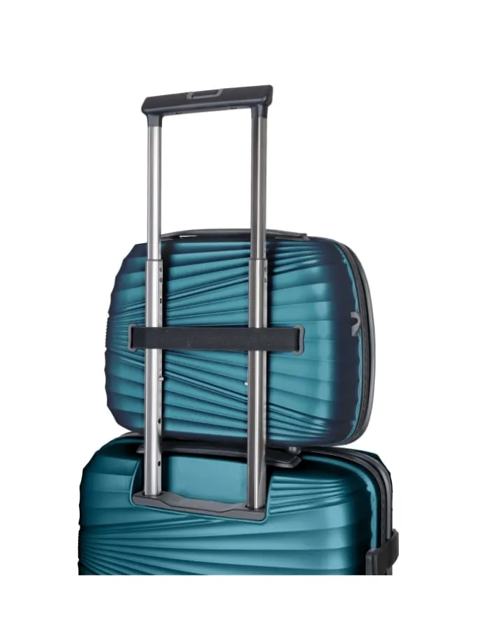 Collection 02 Beautycase 34 cm in turquoise metallic