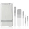 CONTOUR LUXE Glas-Nagelfeilenset in silber