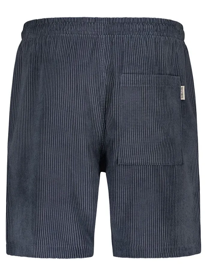 Cordbermudas in Dunkelblau