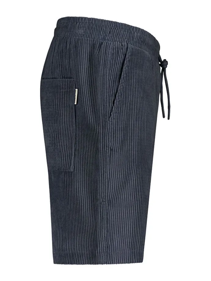 Cordbermudas in Dunkelblau