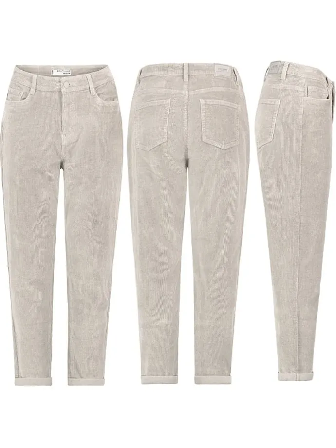 Cordhose in Creme