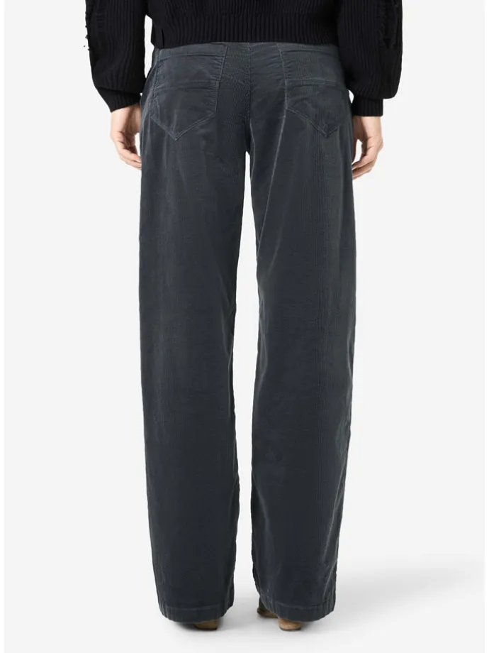 Cordhose in Schwarz