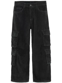 Cordhose in Schwarz