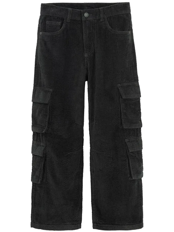 Cordhose in Schwarz