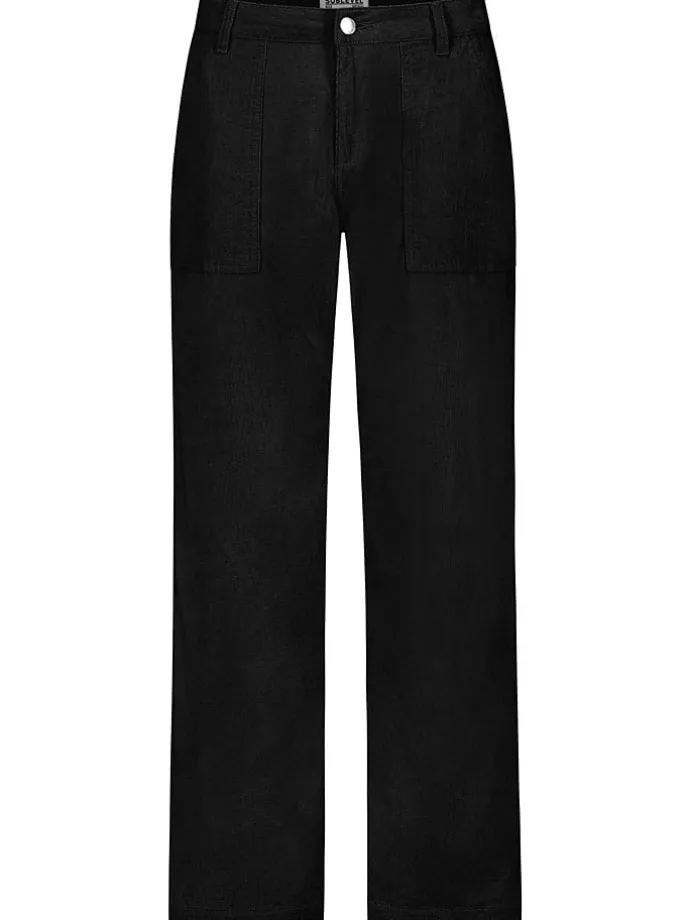 Cordhose in Schwarz