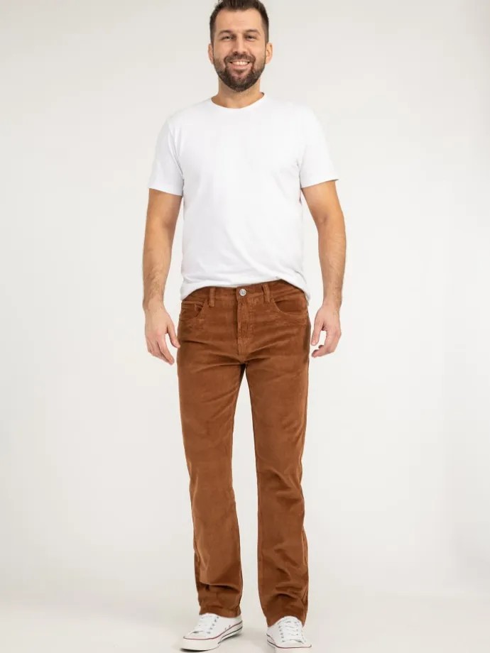 Cordhose in Terracotta