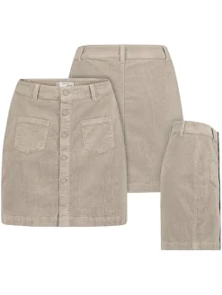 Cordrock in Beige