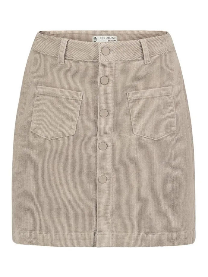 Cordrock in Beige