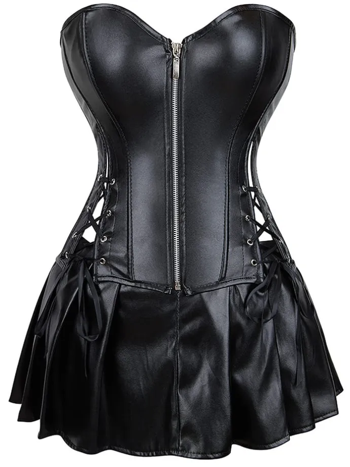 Corsage in Schwarz