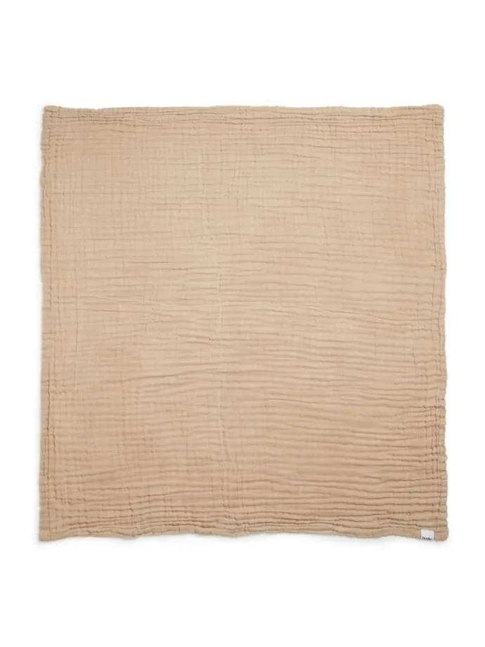 Crinkled Blanket - Blushing Pink in Rosa 120 x 120cm