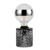 Crystal Smoke Tischleuchte max20W E27 Rauchglas
