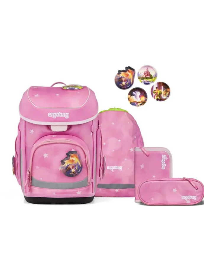 Cubo Schulranzen Set 5-tlg. WolkenzauBär in pink