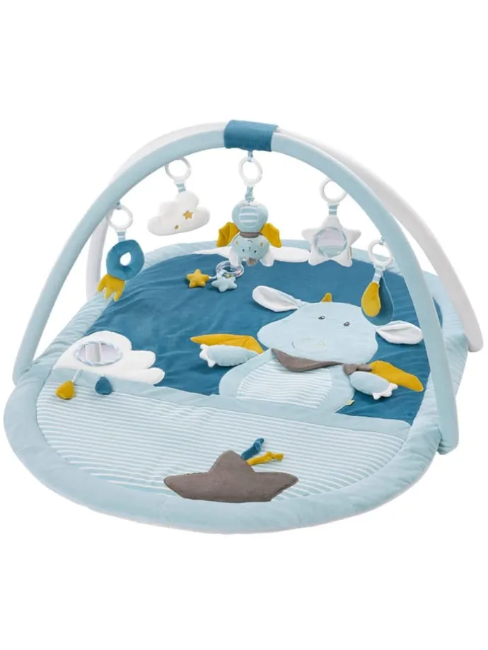 3D Activity-Decke - Little Castle in blau
