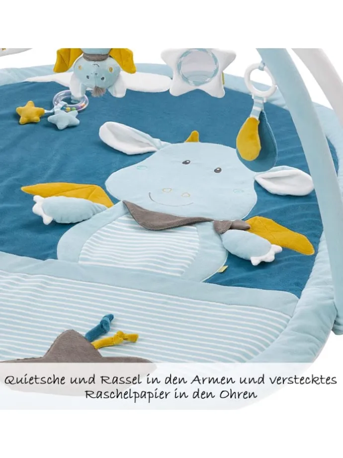 3D Activity-Decke - Little Castle in blau