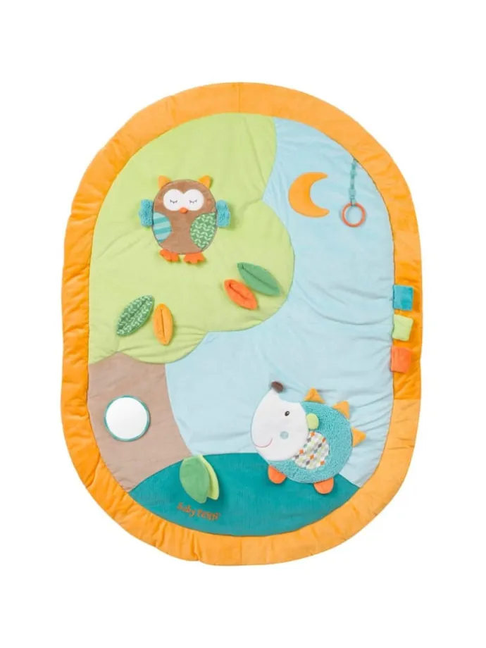 3D Activity-Decke Sleeping Forest in bunt