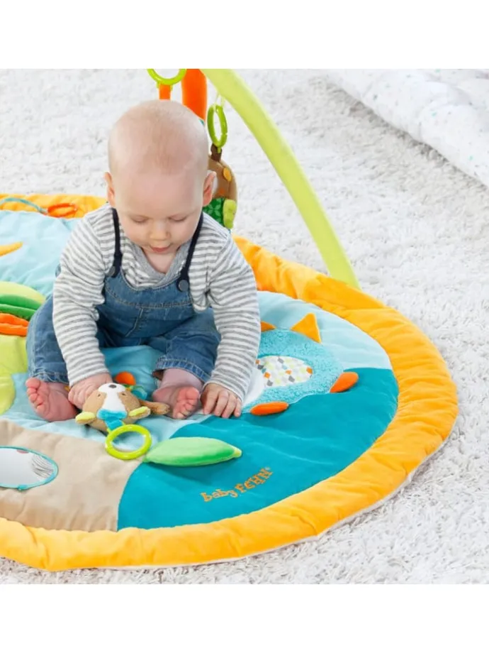 3D Activity-Decke Sleeping Forest in bunt