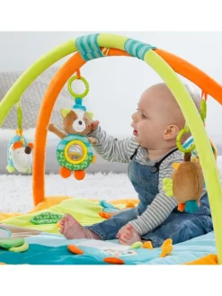 3D Activity-Decke Sleeping Forest in bunt