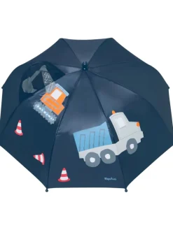 3D Regenschirm Baustelle in Marine