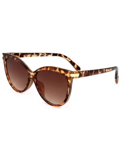 Damen-Sonnenbrille in Braun/ Beige