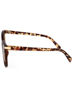 Damen-Sonnenbrille in Braun/ Beige