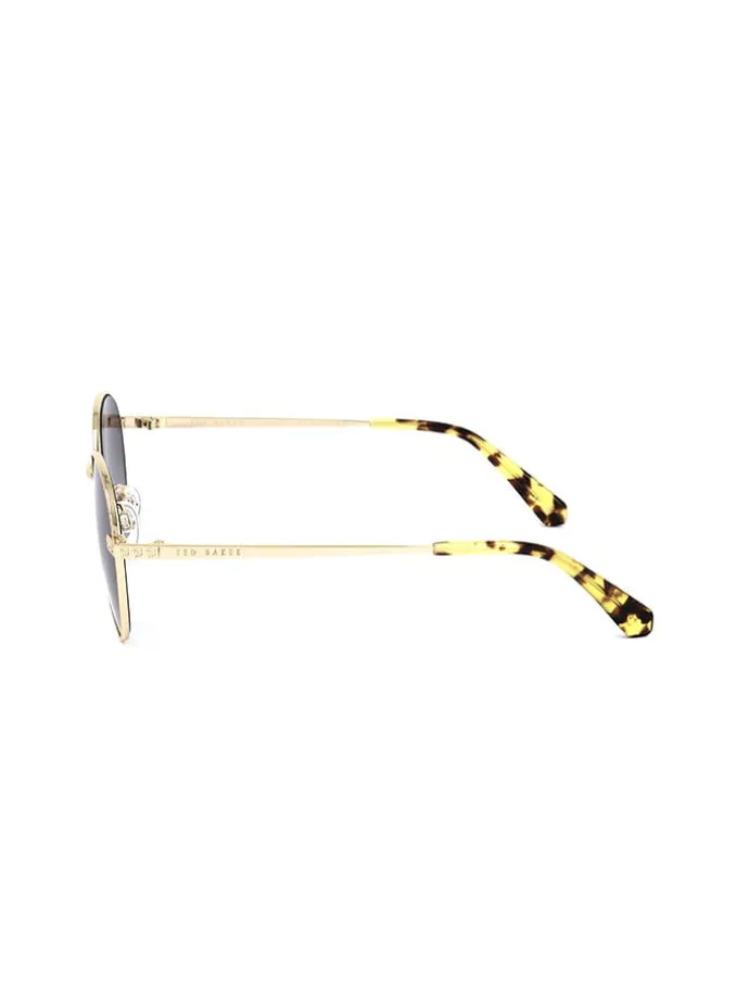 Damen-Sonnenbrille in Gold/ Schwarz