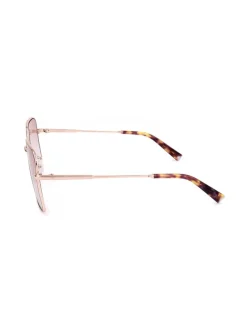 Damen-Sonnenbrille in Gold/ Rosa