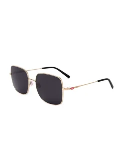 Damen-Sonnenbrille in Gold/ Schwarz