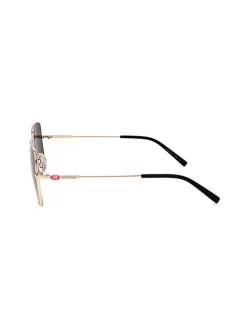 Damen-Sonnenbrille in Gold/ Schwarz