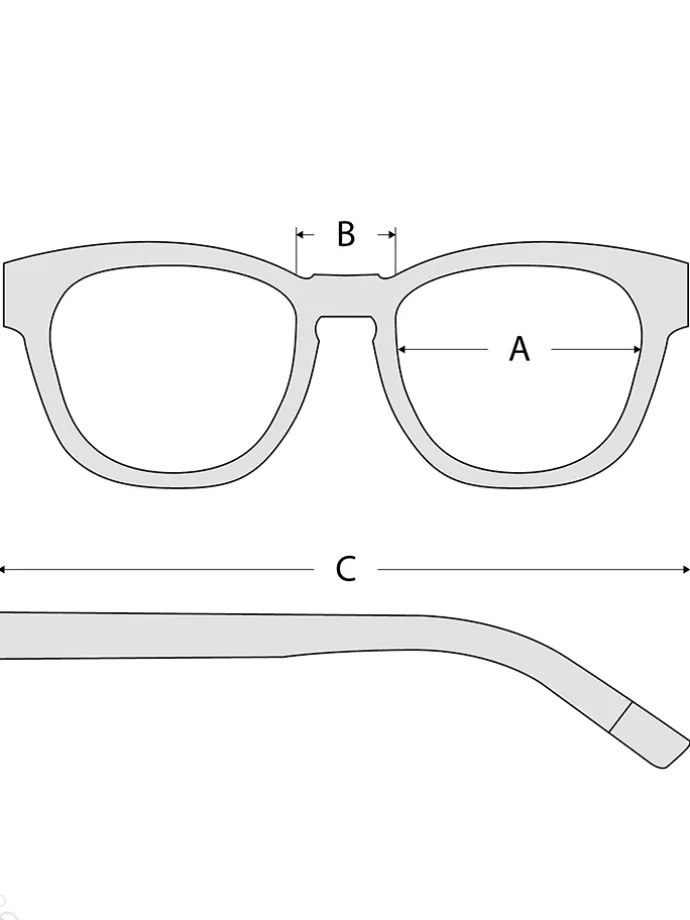 Damen-Sonnenbrille in Gold/ Hellblau