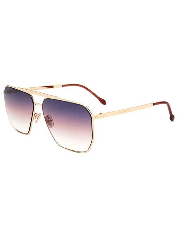 Damen-Sonnenbrille in Lila/ Gold