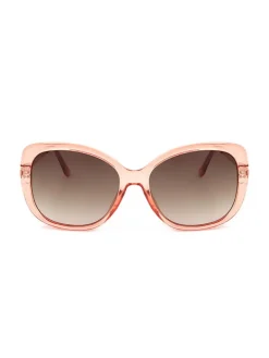 Damen-Sonnenbrille in Rosa/ Braun