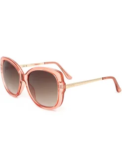 Damen-Sonnenbrille in Rosa/ Braun
