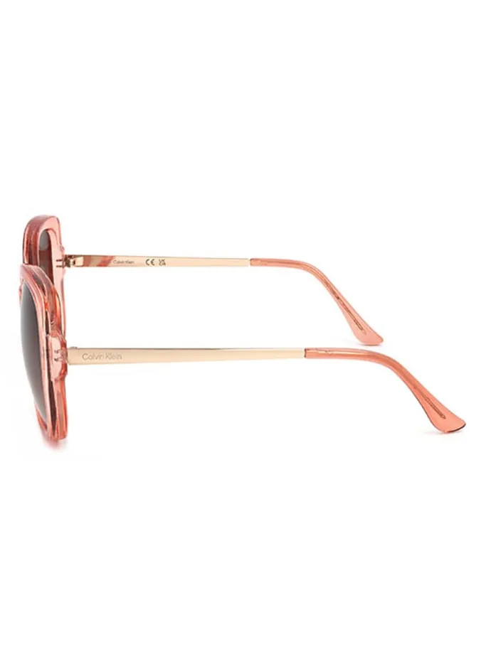 Damen-Sonnenbrille in Rosa/ Braun