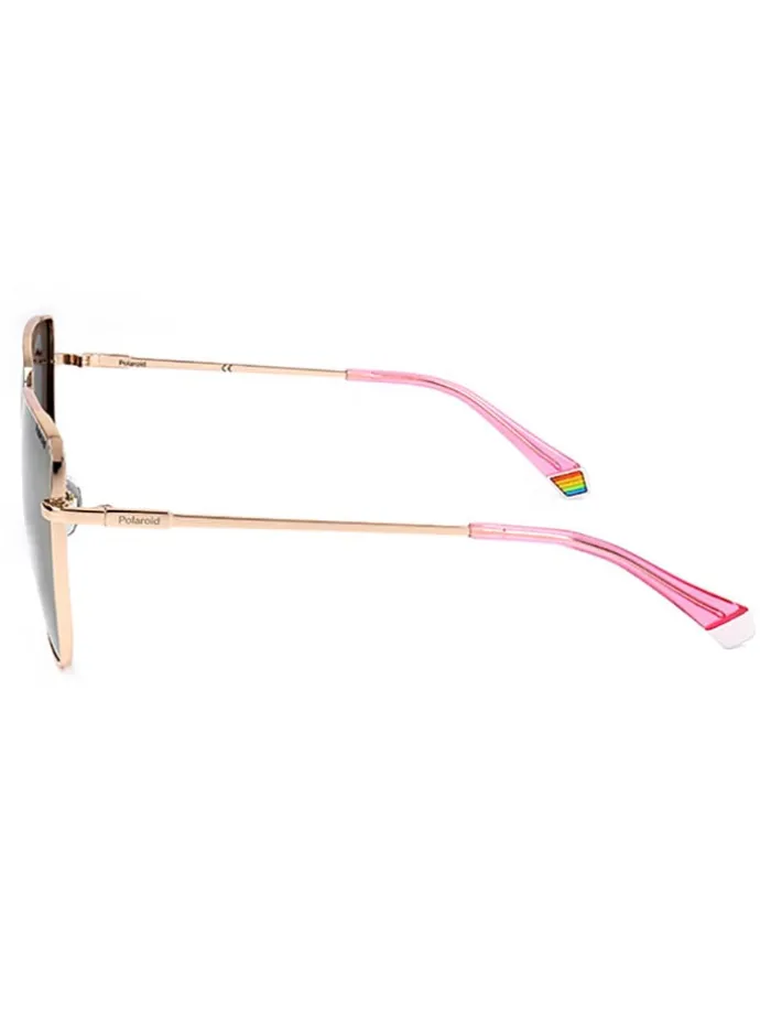 Damen-Sonnenbrille in Roségold/ Rosa