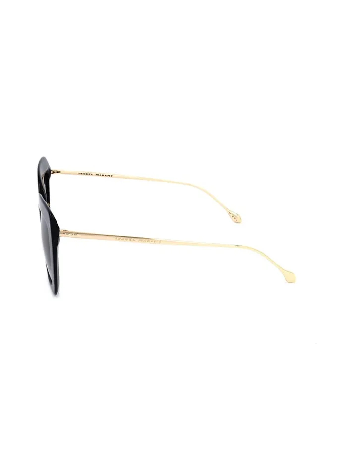 Damen-Sonnenbrille in Schwarz-Gold/ Dunkelblau