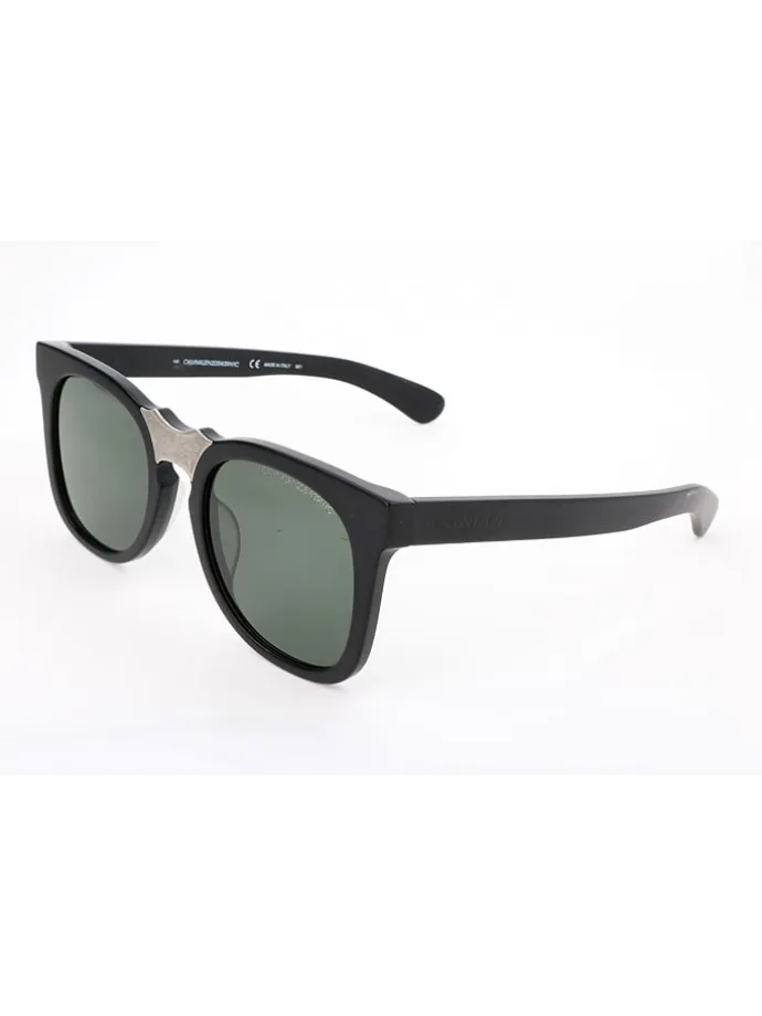 Damen-Sonnenbrille in Schwarz/ Grün