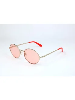 Damen-Sonnenbrille in Silber/ Rosa