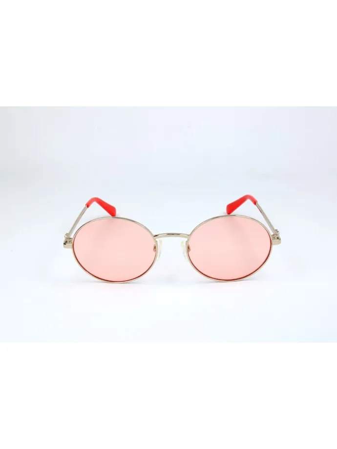 Damen-Sonnenbrille in Silber/ Rosa