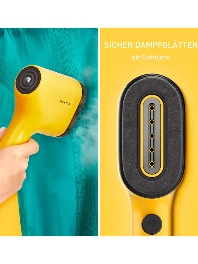 Dampfglätter "Pure Pop" in Gelb