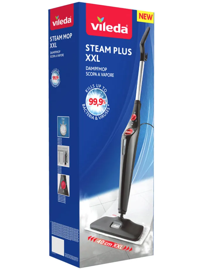 Dampfreiniger "Steam Plus XXL" in Schwarz