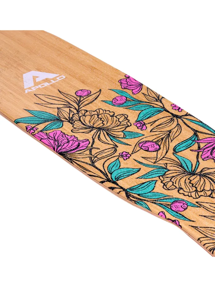 Dancer Longboard " Paeonia " in mehrfarbig