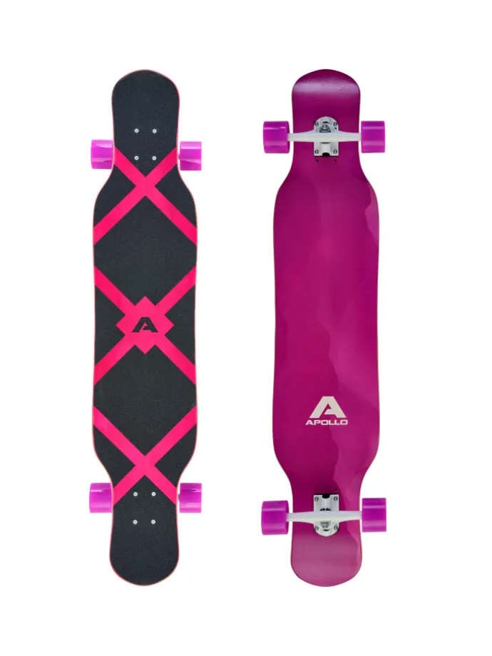 Dancer Longboard " Papua " in pink