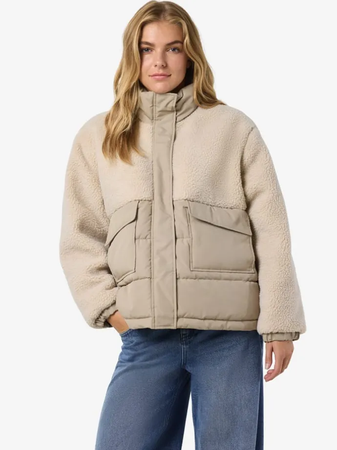 Daunenjacke in Beige
