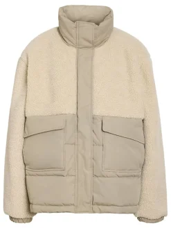 Daunenjacke in Beige