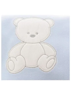 Decke in Hellblau - (L)70 x (B)105 cm